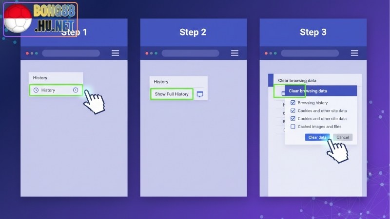 Cách xóa lịch sử duyệt web - Lý do và hướng dẫn chi tiết 9 Cách xóa lịch sử duyệt web - Lý do và hướng dẫn chi tiết