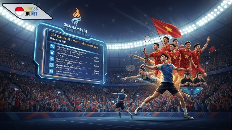 Cập nhật lịch thi đấu SEA Games 33 ngày 18/12: Theo dõi hành trình săn vàng của đoàn Việt Nam 3 cap-nhat-lich-thi-dau-sea-games-33-ngay-18-12-theo-doi-hanh-trinh-san-vang-cua-doan-viet-nam